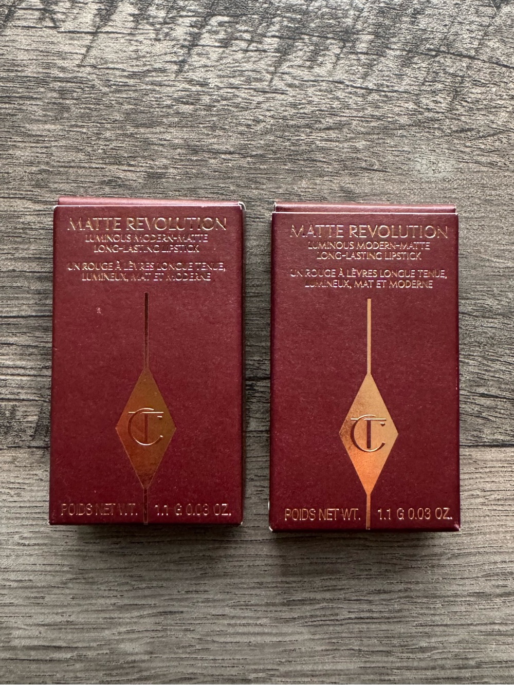 Charlotte Tilbury Matte Revolution Pillow Talk Mini Lipstick Duo (NIB)